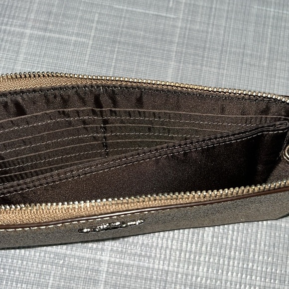 COACH gold wristlet - Picture 7 of 12